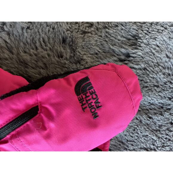 The North Face Toddler Montana Ski Mittens Gloves Winter Pink Black Size Medium - Picture 3 of 7